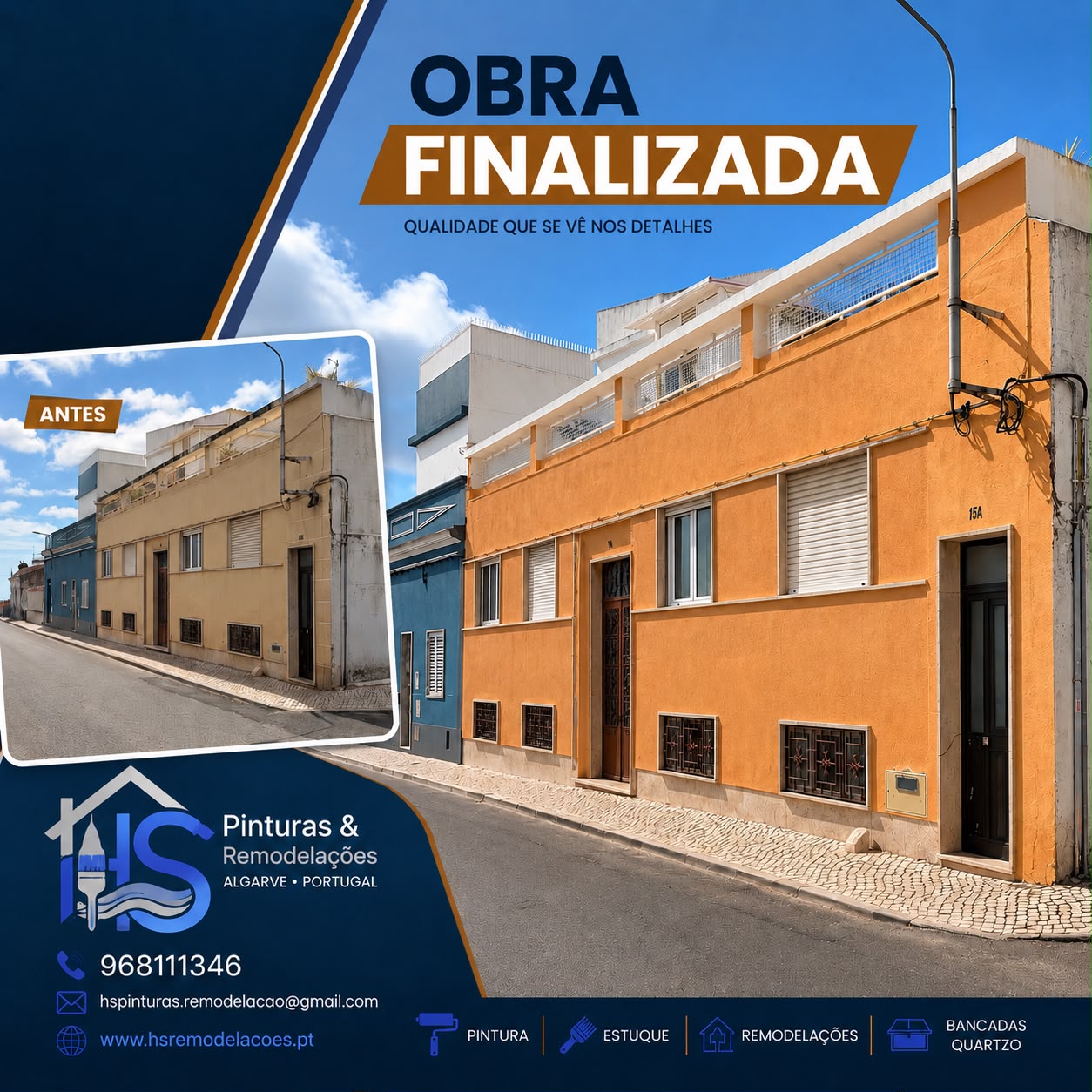 Cortiça Projetada - HS Pinturas Algarve